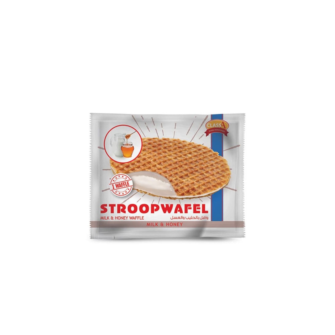 Picture of Stroop waffle milk and honey 30g