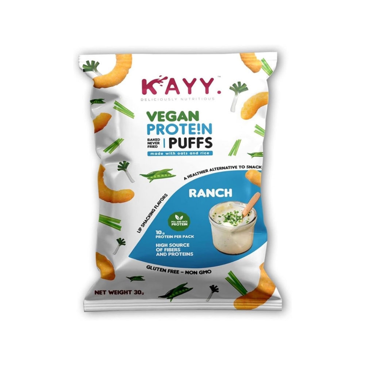 Picture of Kay Snacks Vegan Protein Ranch 30g