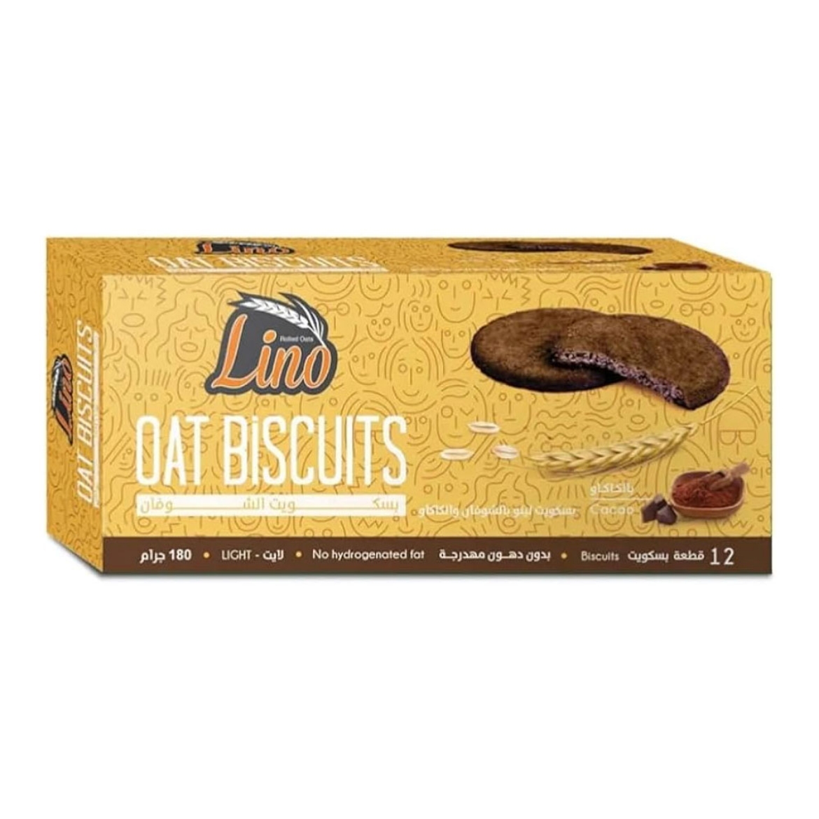 Picture of Lino Biscuit Oat with Cocoa 180g