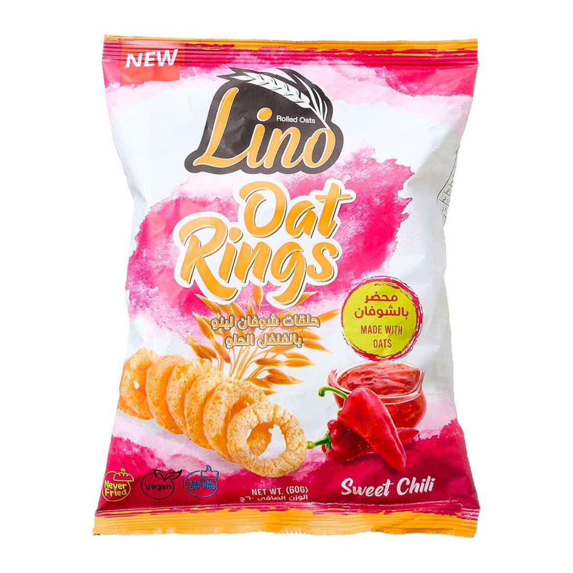 Picture of Lino Sweet Pepper Oat Rings 60g