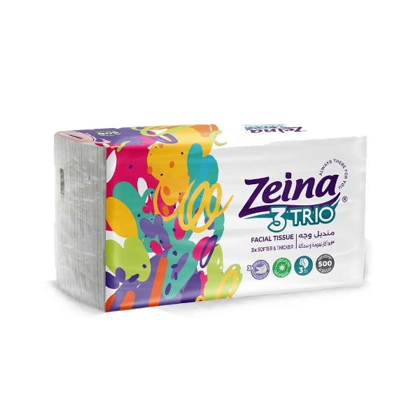 Show details for Zeina Trio 500 Tissues Picture of Zeina Trio 500 Tissues