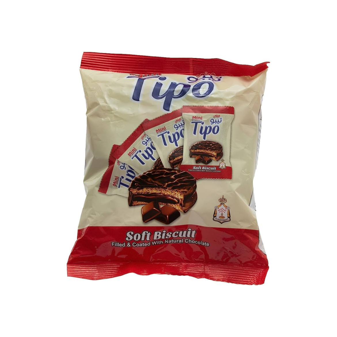 Picture of Mini tipo plain biscuits filled and covered with natural chocolate