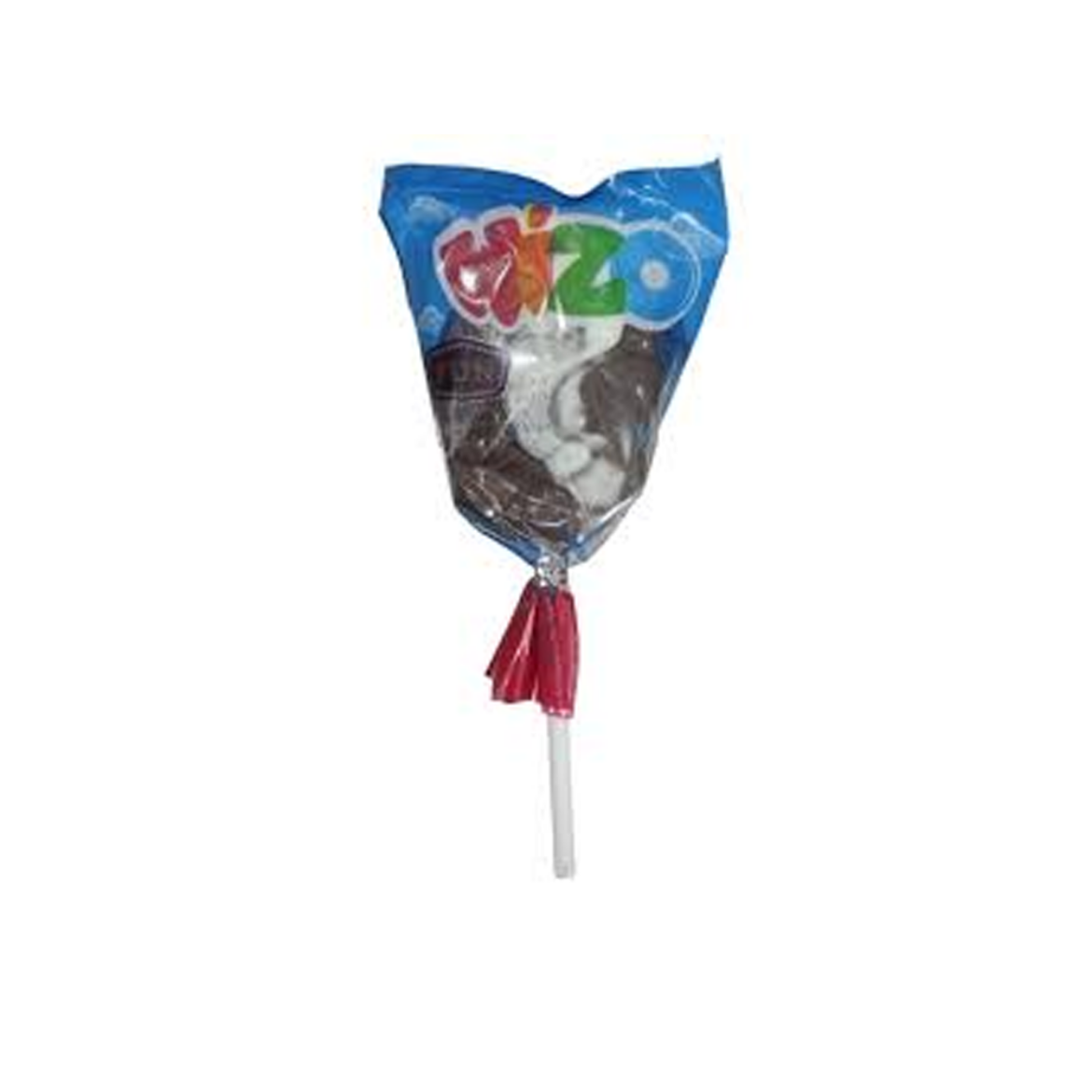 Picture of Wizo Wingo is a chocolate lollipop rich in milk flavour