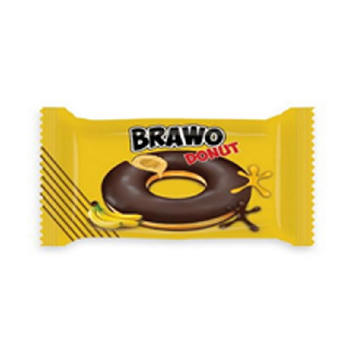 Picture of Brow donut with banana flavor sauce 40g