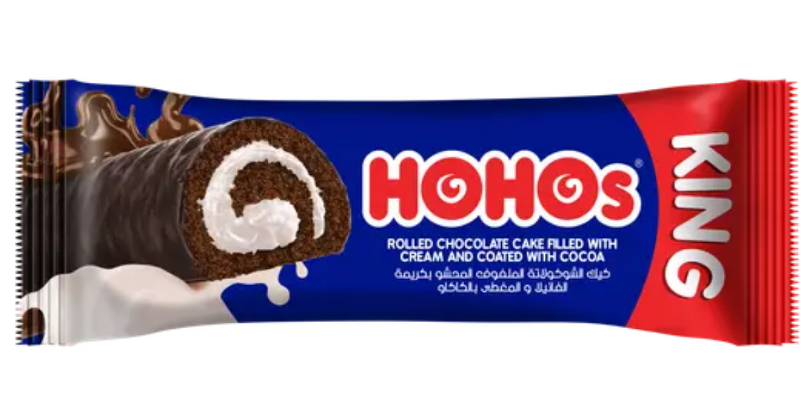 Picture of HoHos King Cake Chocolate with Vanilla Cream 1 pc