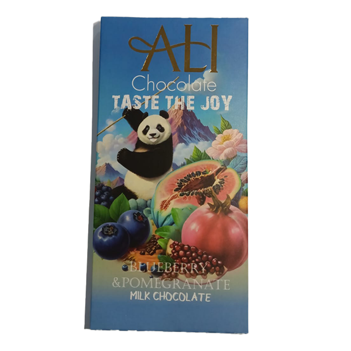 Picture of Ali milk chocolate blueberry pomegranate flavor 80g