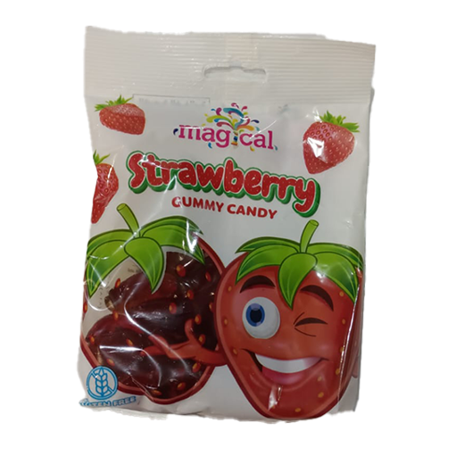Picture of Magical jelly strawberry shape 80g