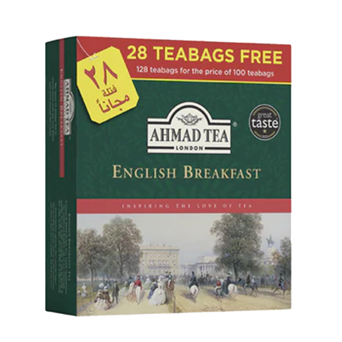 Picture of Ahmed Tea breakfast 100 bags + 28 bags gift