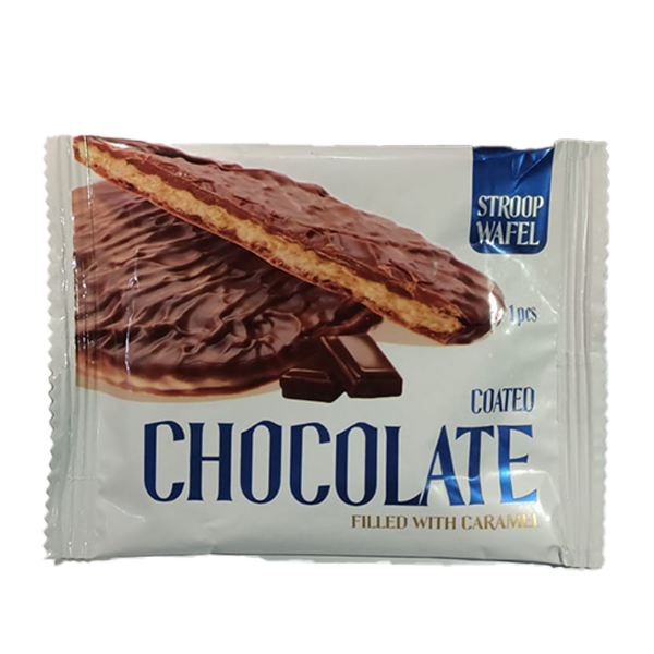 Show details for Stroopwafel Covered with chocolate 41g Picture of Stroopwafel Covered with chocolate 41g