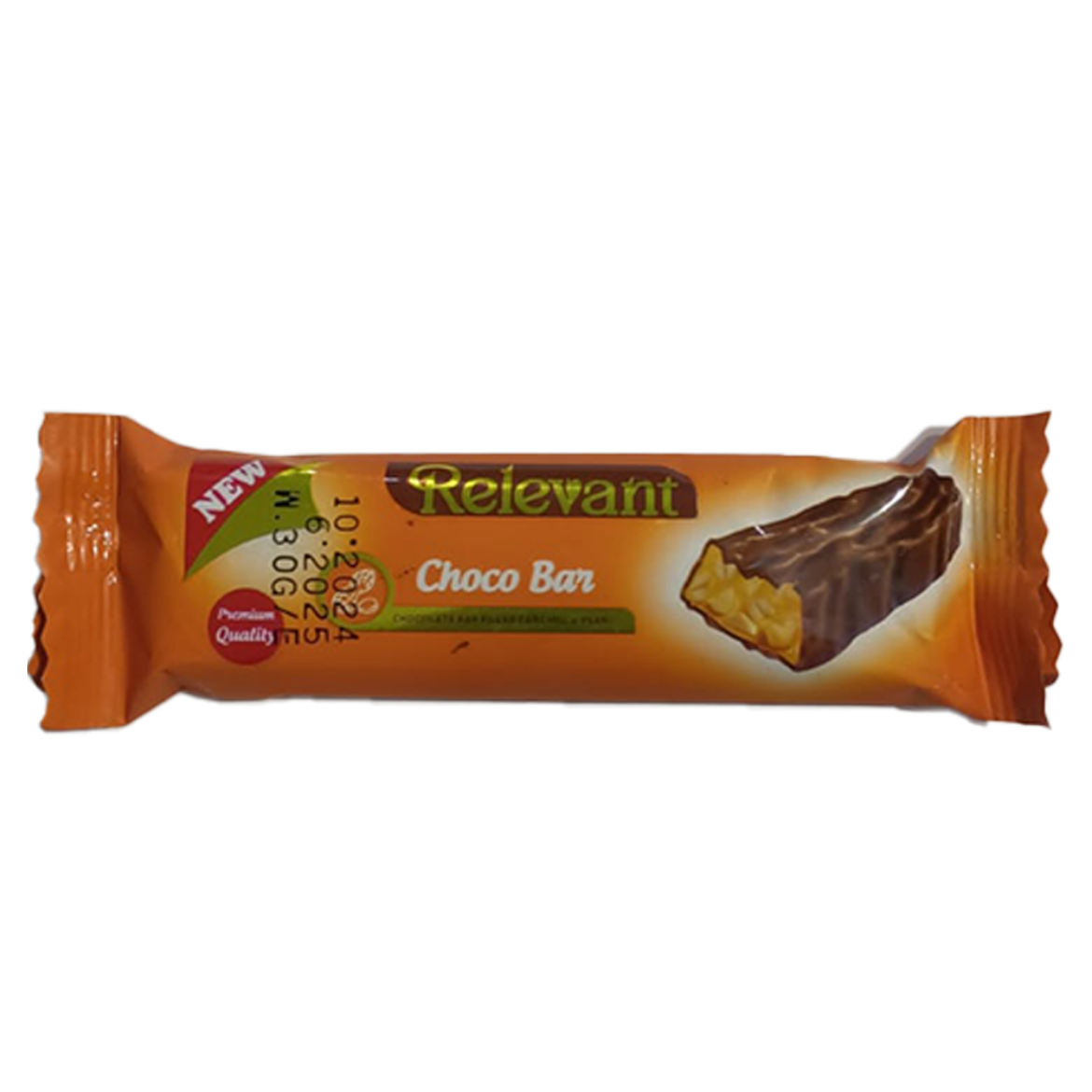 Picture of Relevant chocolate with cocoa butter substitutes, caramel and peanuts, 30 g