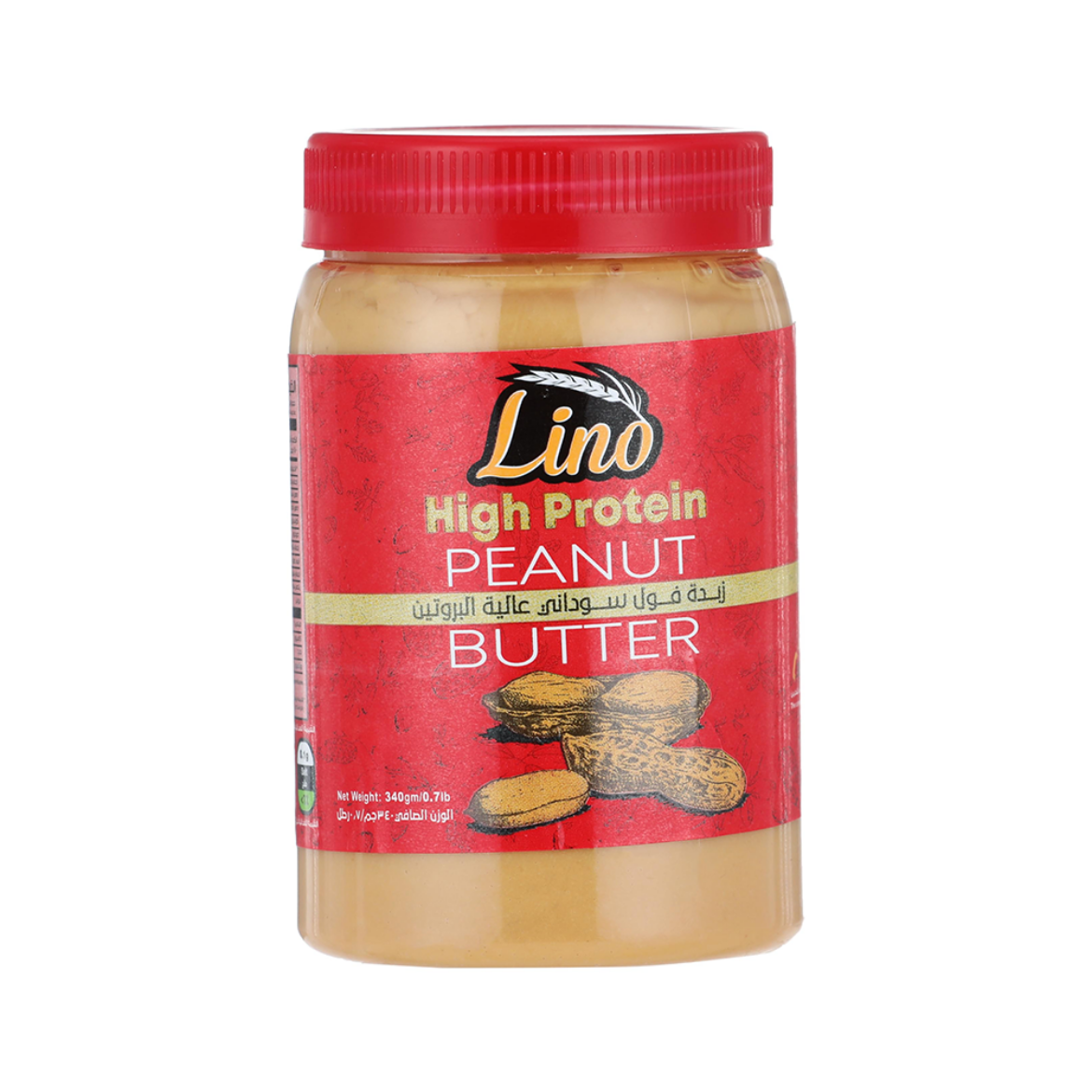 Picture of LinoPeanut Butter High Protein /12 340g