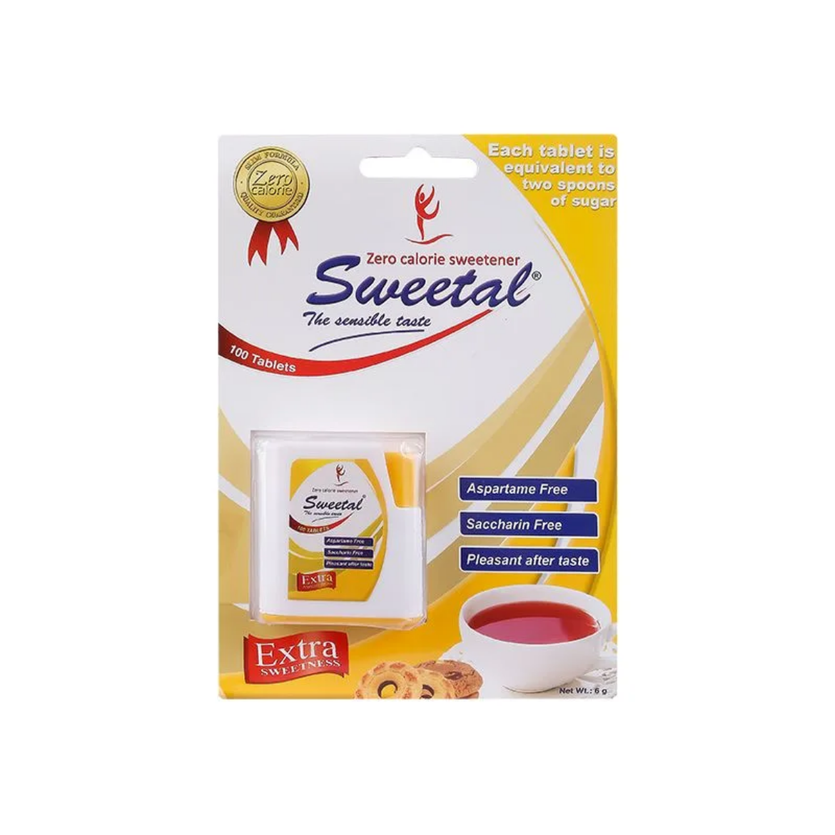 Picture of Sweetal Diet Sugar 100 Tablets