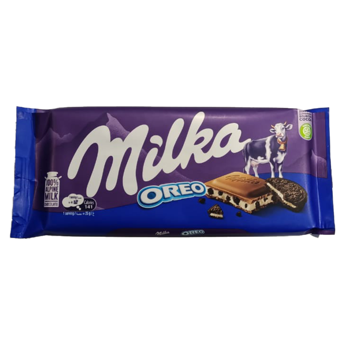 Picture of Milka Chocolate with Oreo Biscuits - 100g