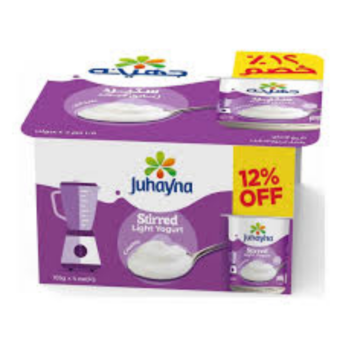 Picture of JuhaynaYogurt  Stirred  Light  4pcs 105g