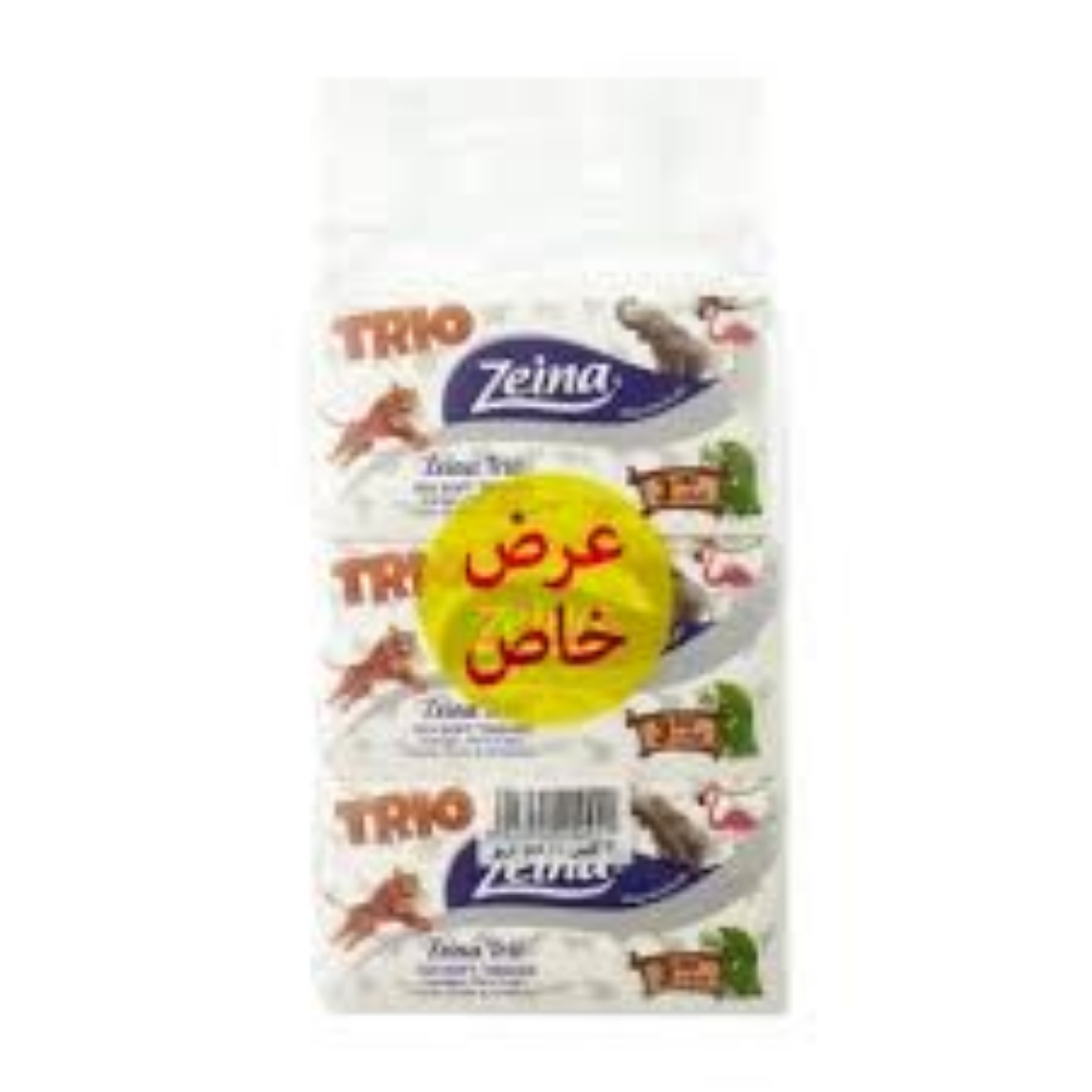 Picture of Zeina Trio Facial Tissues - 500 Tissues  3 Pcs offer