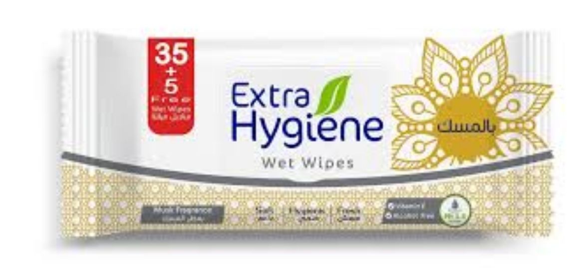 Picture of Hygiene Wet Wipes Musk Scent 40 Wipes