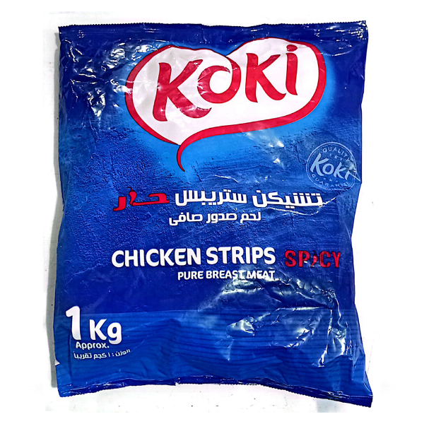 Show details for Koki Special Spicy Strips  Mega 1 Kg Picture of Koki Special Spicy Strips  Mega 1 Kg