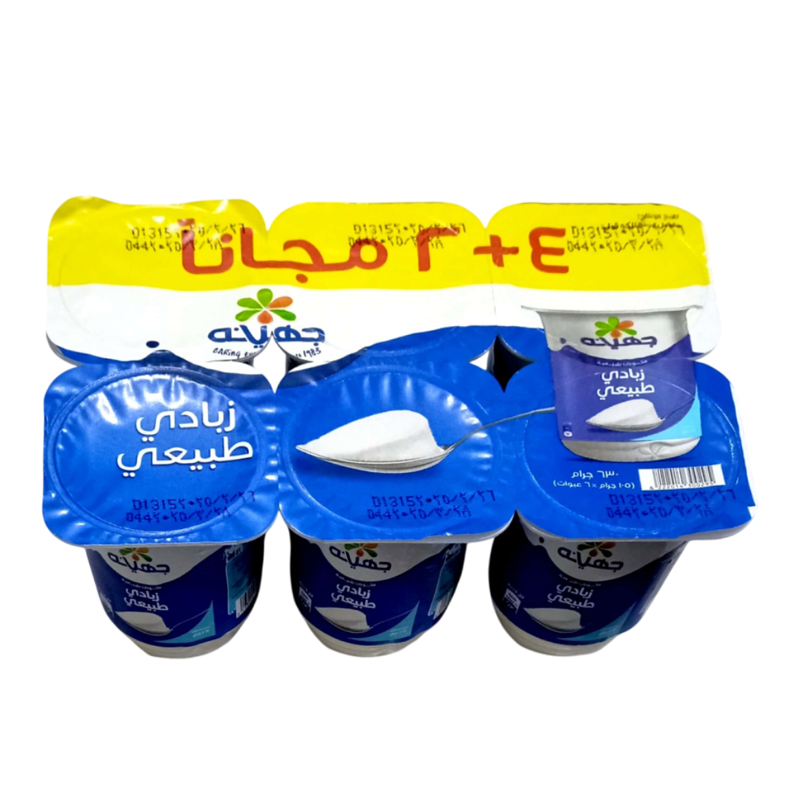 Picture of Juhayna Yogurt 4+2 natural 105g