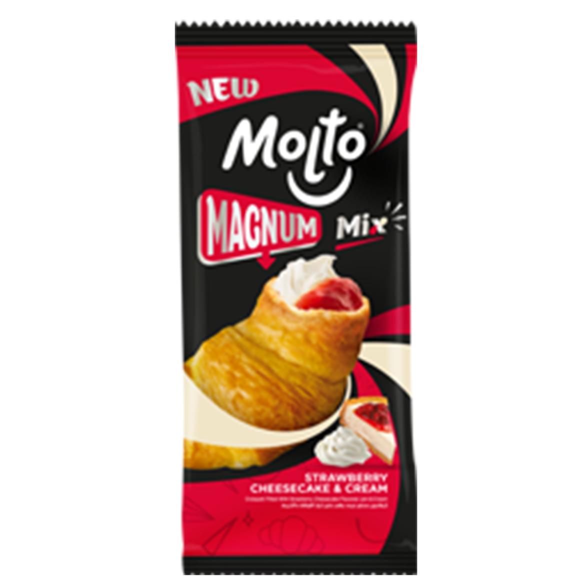 Picture of Molto Magnum Mix Jam Cheesecake Strawberry and Cream