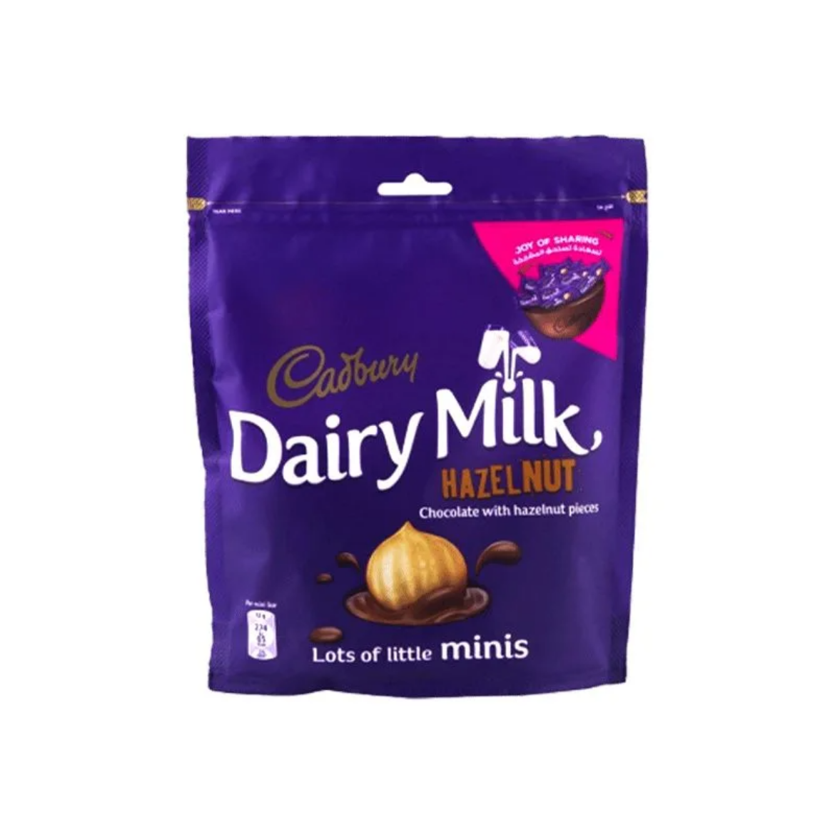 Picture of Cadbury Dairy Milk Mini Hazelnut Chocolate 168g