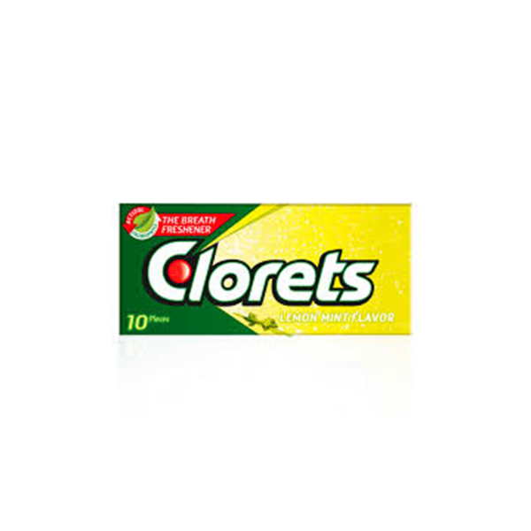 Show details for Clorets Lemon Gum 10pcs Picture of Clorets Lemon Gum 10pcs