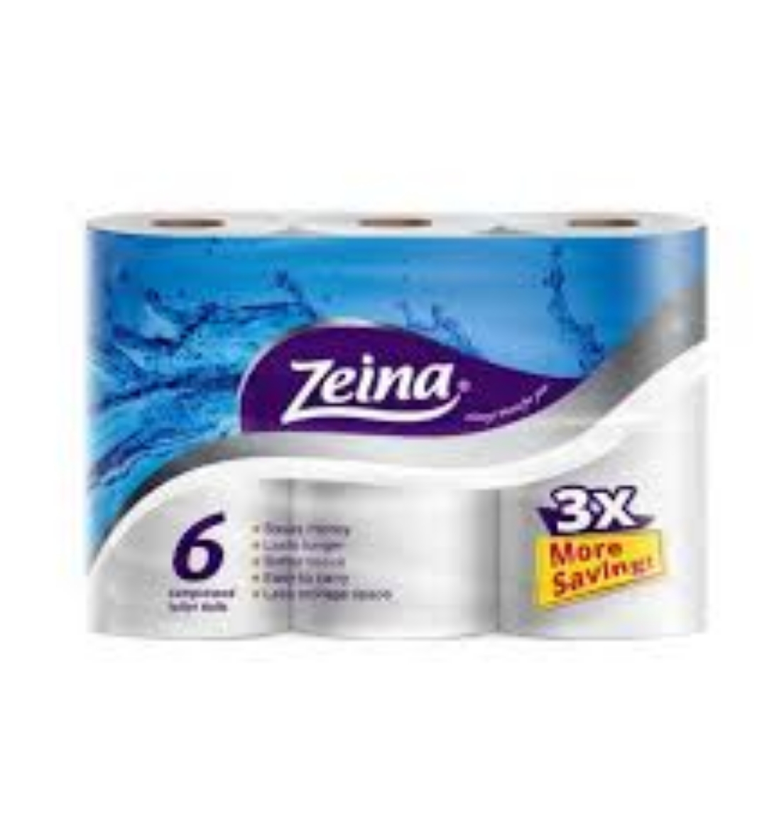 Picture of Zeina Compressed Toilet Paper - 6 Rolls