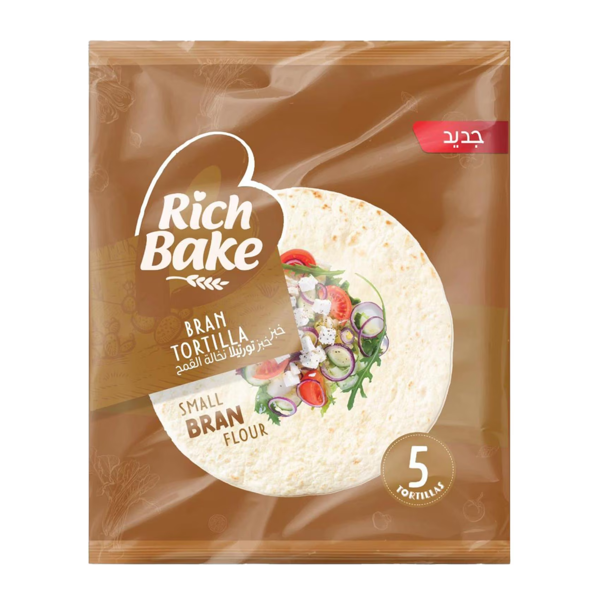 Picture of Rich Bake Wheat Bran Tortilla Bread (5pk)