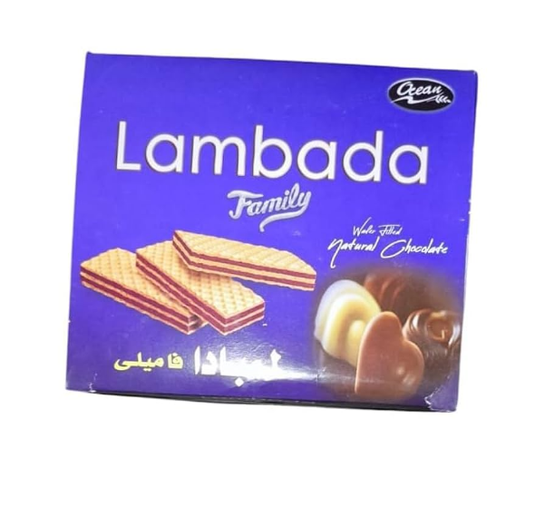 Show details for Lambada Family Wafer Biscuits with Chocolate Cream 50g (6 pieces) Picture of Lambada Family Wafer Biscuits with Chocolate Cream 50g (6 pieces)