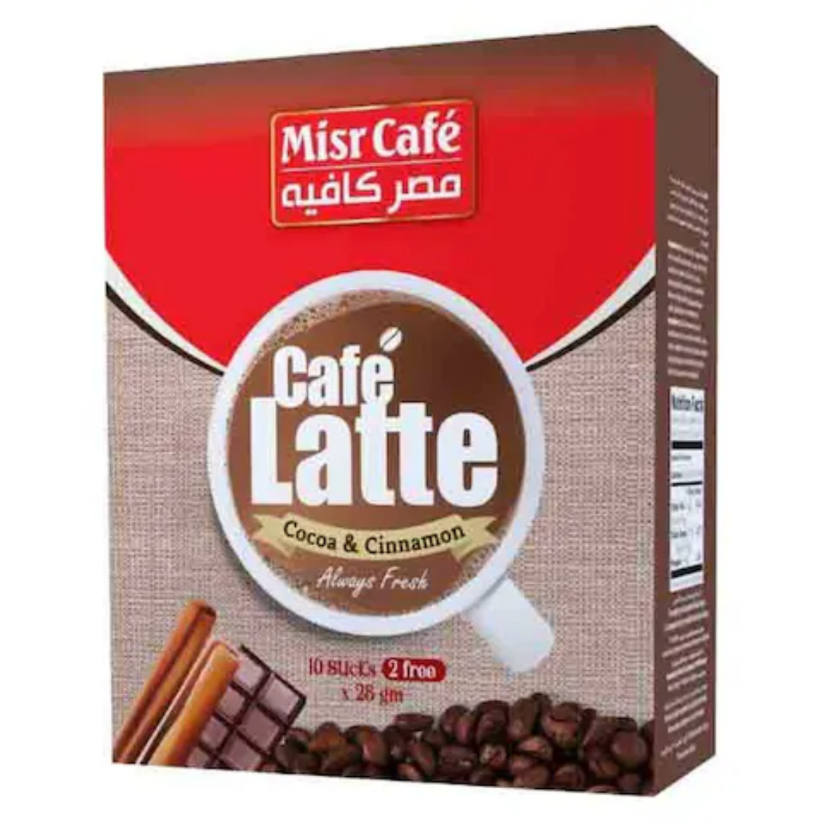 Picture of Misr Cafe Latte Sachet 25g (8 x 8)