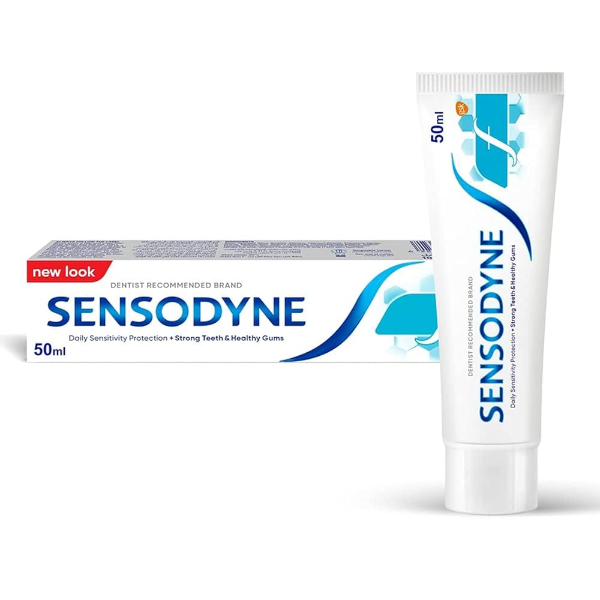 Show details for Sensodyne Fluoride Toothpaste 50ml Picture of Sensodyne Fluoride Toothpaste 50ml