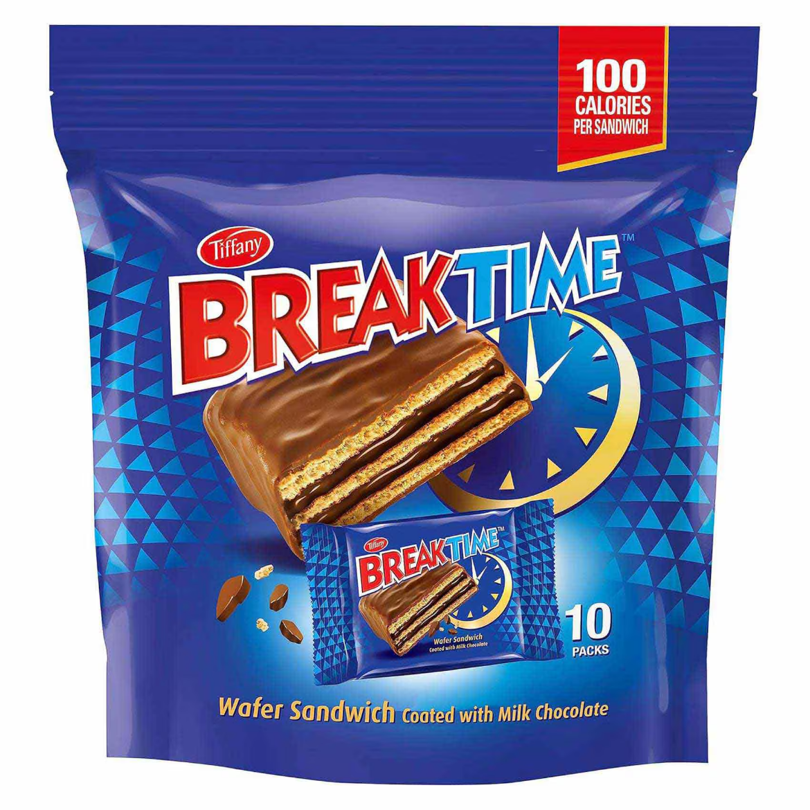 Picture of Brick Time Sandwich Wayer with chocolate 130g 10 BC