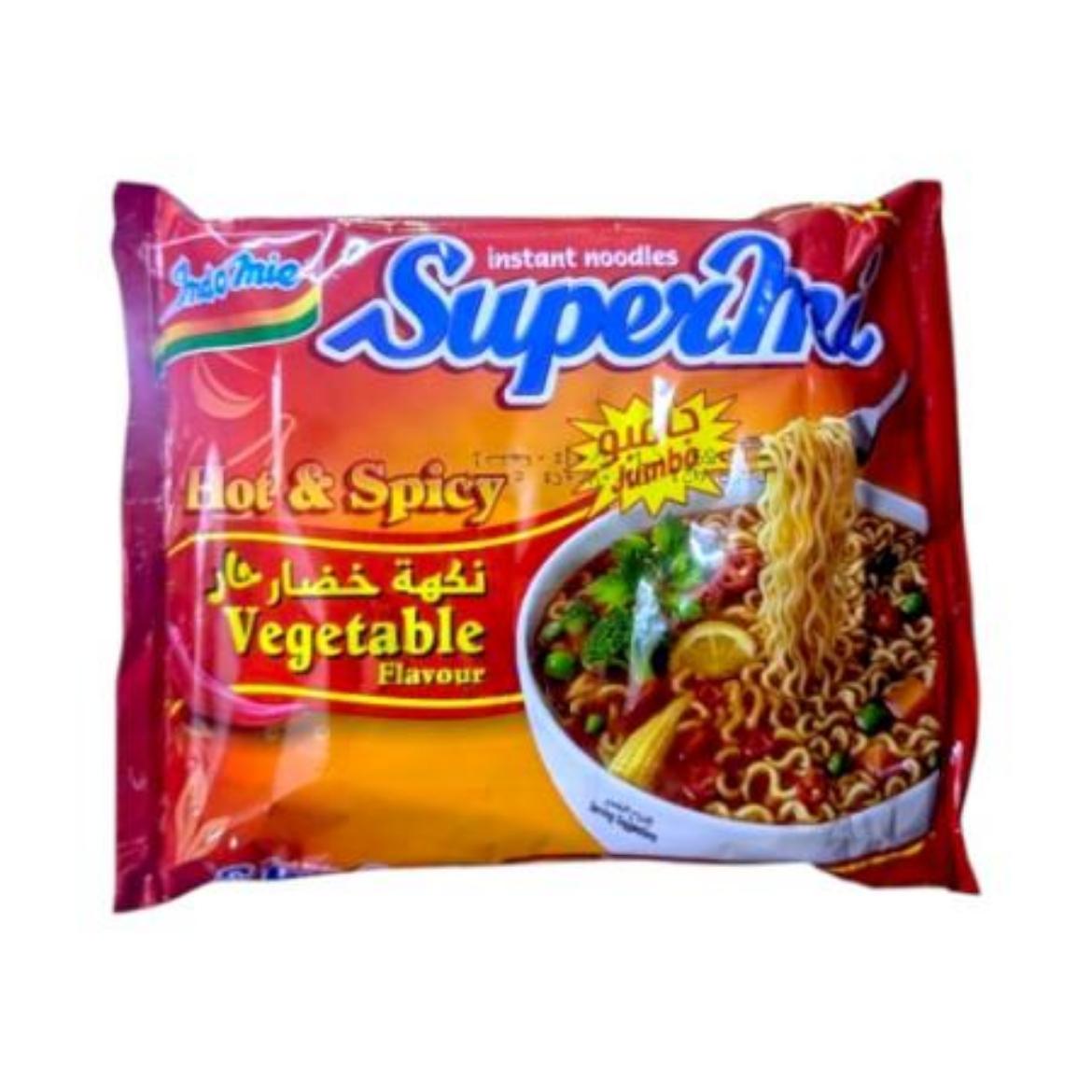 Picture of Indomie Jumbo Spicy Vegetable Flavour Noodles 100g