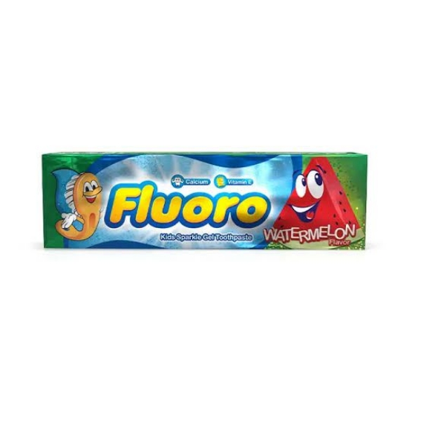 Show details for Fluoro Sparkle Gel Toothpaste for Kids Watermelon Flavor 50g Picture of Fluoro Sparkle Gel Toothpaste for Kids Watermelon Flavor 50g