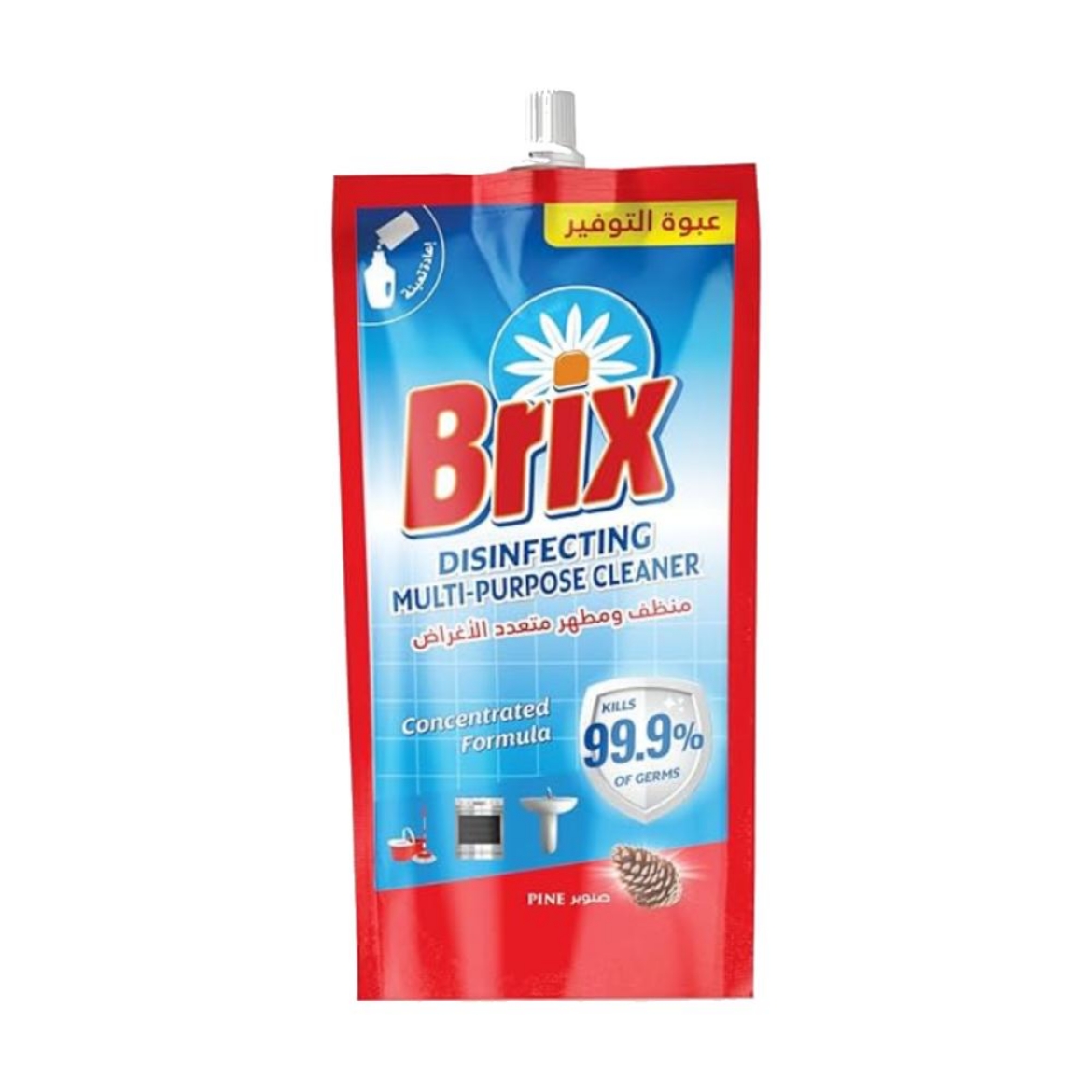 Picture of Brix Toilet Cleaner Pine Sachet 400ml