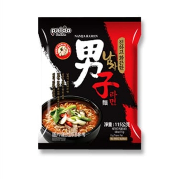 Show details for Baldo Korean Ramyun Namja Hot Garlic Noodles 115g Picture of Baldo Korean Ramyun Namja Hot Garlic Noodles 115g
