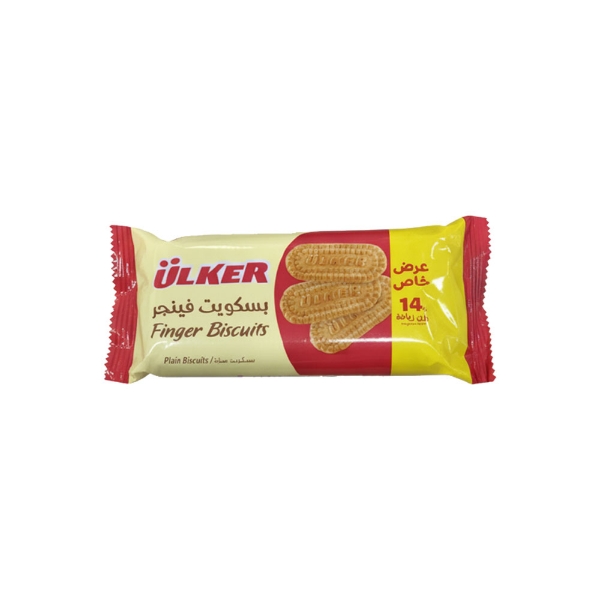 Show details for Ulker Finger Biscuits Plain 91g Picture of Ulker Finger Biscuits Plain 91g