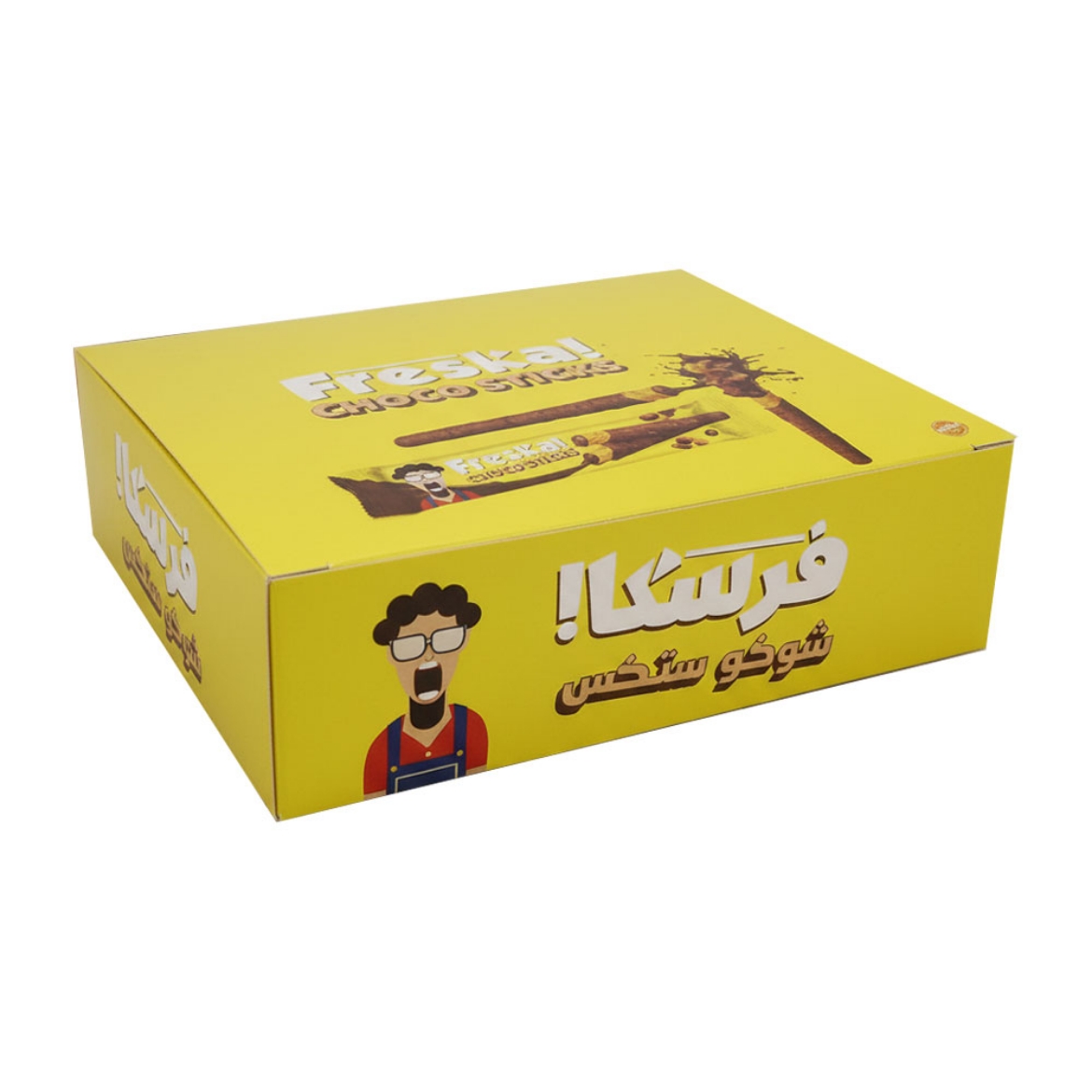 Picture of Freska Choco Sticks Chocolate and Hazelnut Wafer Biscuits, 2 pieces (12 pieces)