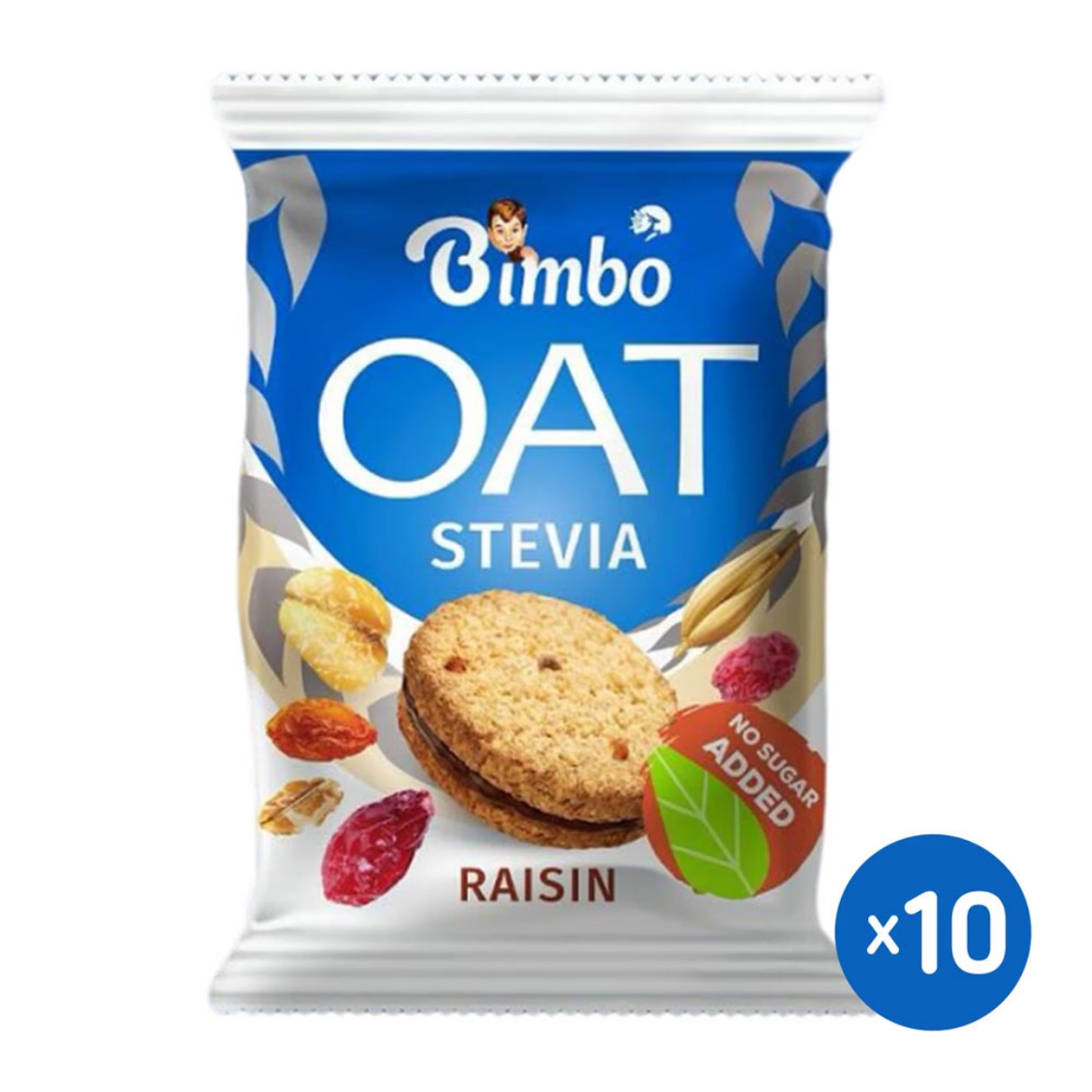 Picture of Bimbo Oatmeal Raisin Cookies with Stevia (10)