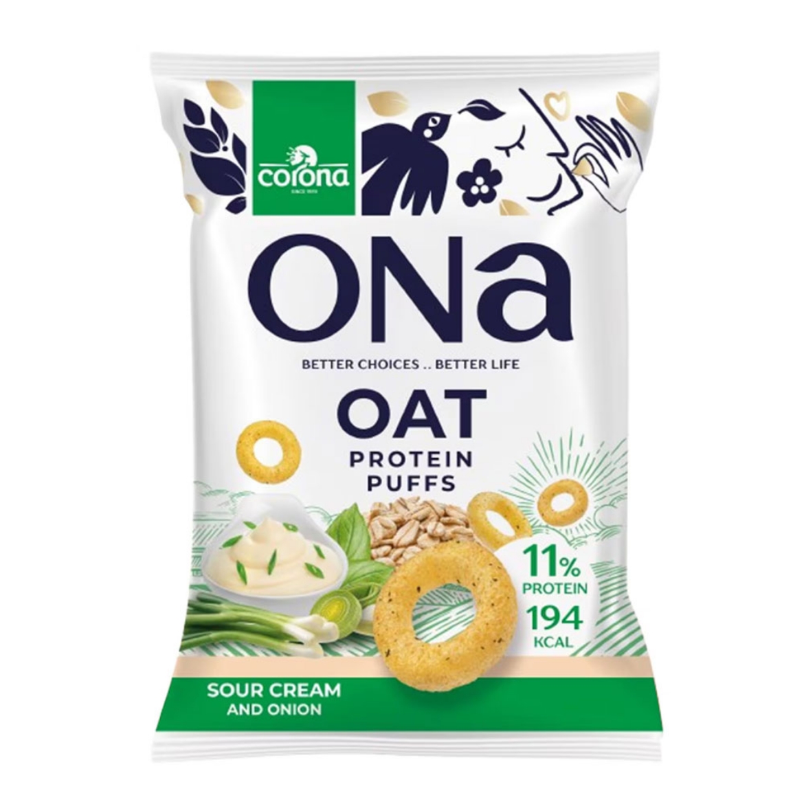 Picture of Corona Una Snacks Sour Cream & Onion 50g