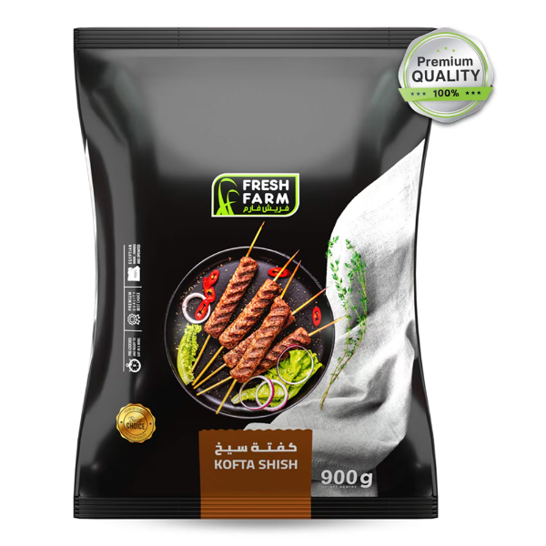 Show details for Fresh Farm Kofta Sheek 900g Picture of Fresh Farm Kofta Sheek 900g
