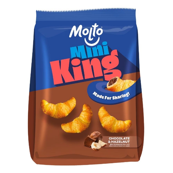 Show details for Molto Mini Chocolate and Hazelnut King 136g Picture of Molto Mini Chocolate and Hazelnut King 136g