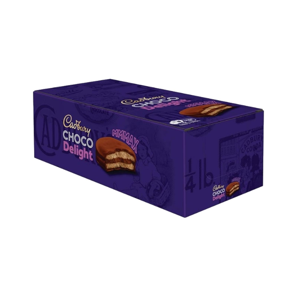 Picture of Cadbury Delight Max Chocolate Biscuits 25.5g (12 pieces)