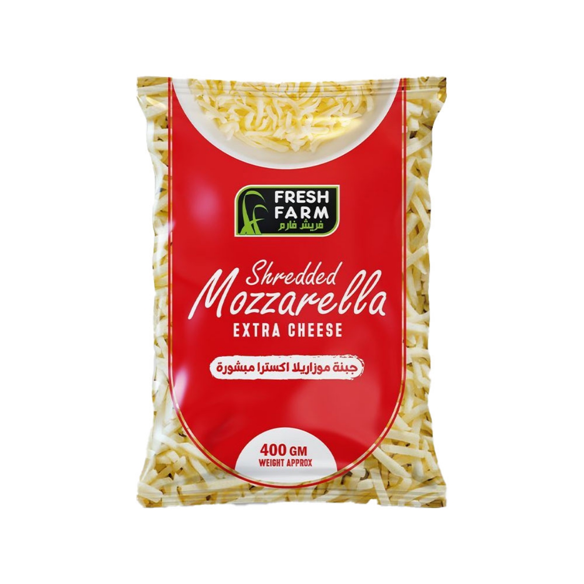 Picture of Fresh Farm Extra Grated Mozzarella Cheese 400g