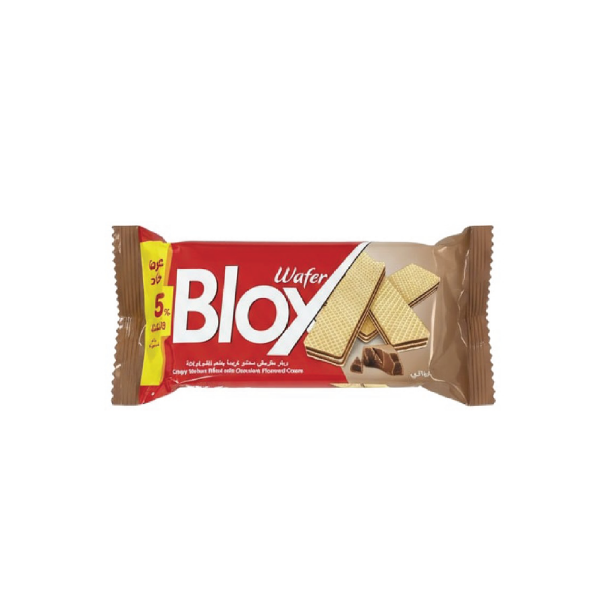 Show details for Blox Chocolate Wafer Biscuits 60g Picture of Blox Chocolate Wafer Biscuits 60g