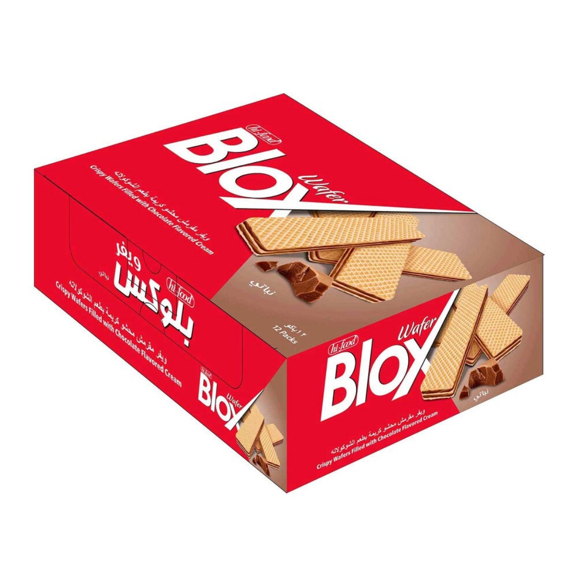 Picture of Blox Chocolate Wafer Biscuits 60g (6 x 6)