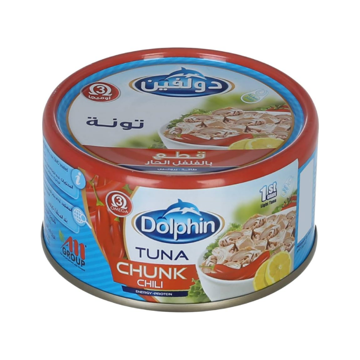 Picture of Dolphin Tuna Chunks with Chili Pepper 170g