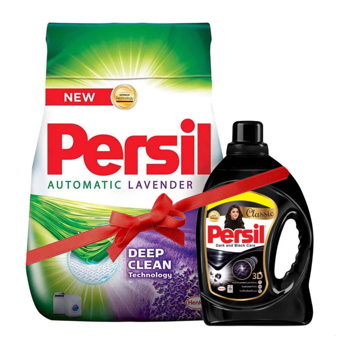 صورة برسيل مسحوق اتوماتيك لافندر 2.5ك + جيل بلاك 900مل