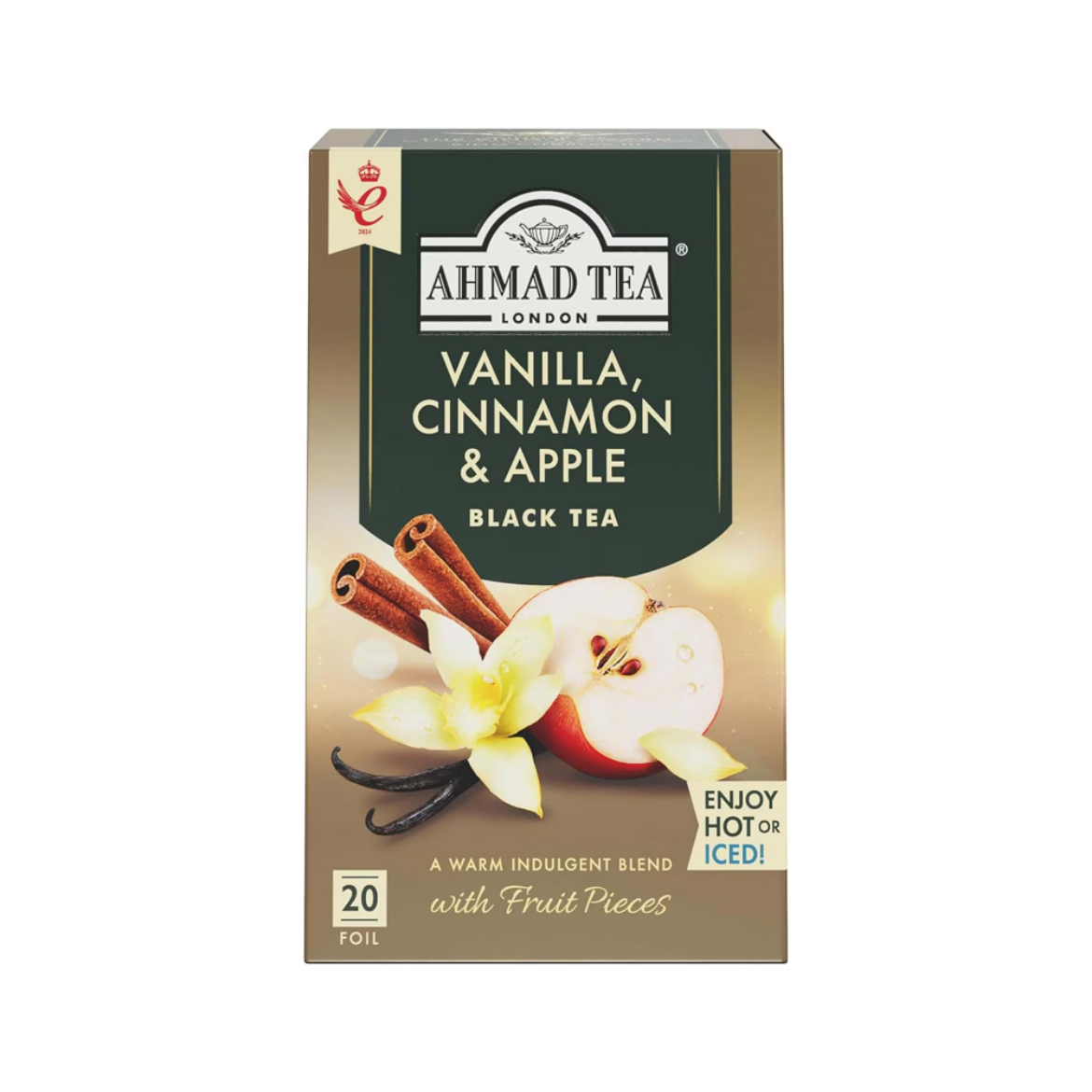 صورة احمد شاى فويل فانليا قرفه وتفاح 20 فتلة