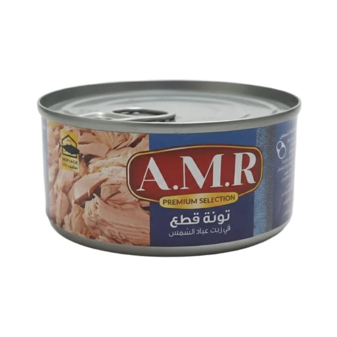 صورة ايه ام ار تونة قطع فى زيت عباد الشمس 140 جم