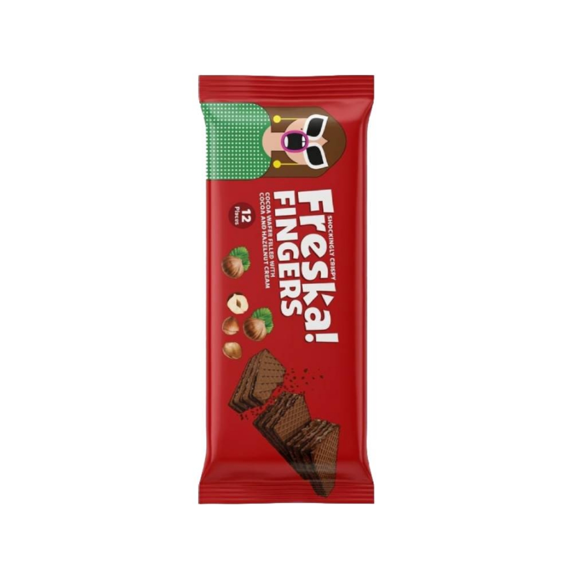 صورة فرسكا فنجرز بسكويت ويفر كاكاو بكريمة البندق 12ق